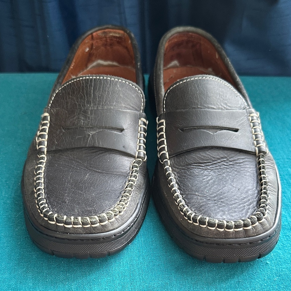Dooney & Bourke Blue Leather Loafers